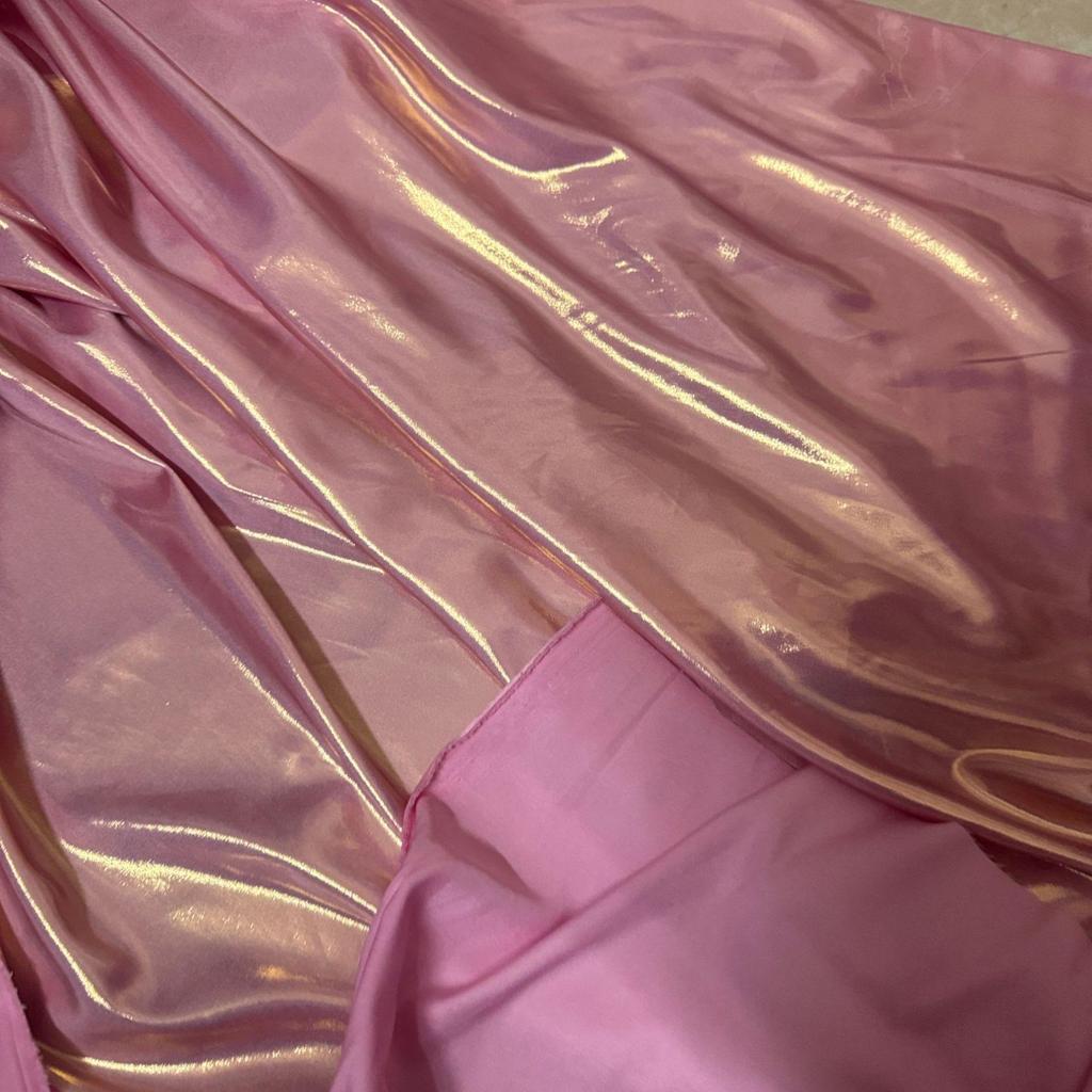 Tessuto per Abito da Sera Cheongsam in Chiffon di Seta Dorata
