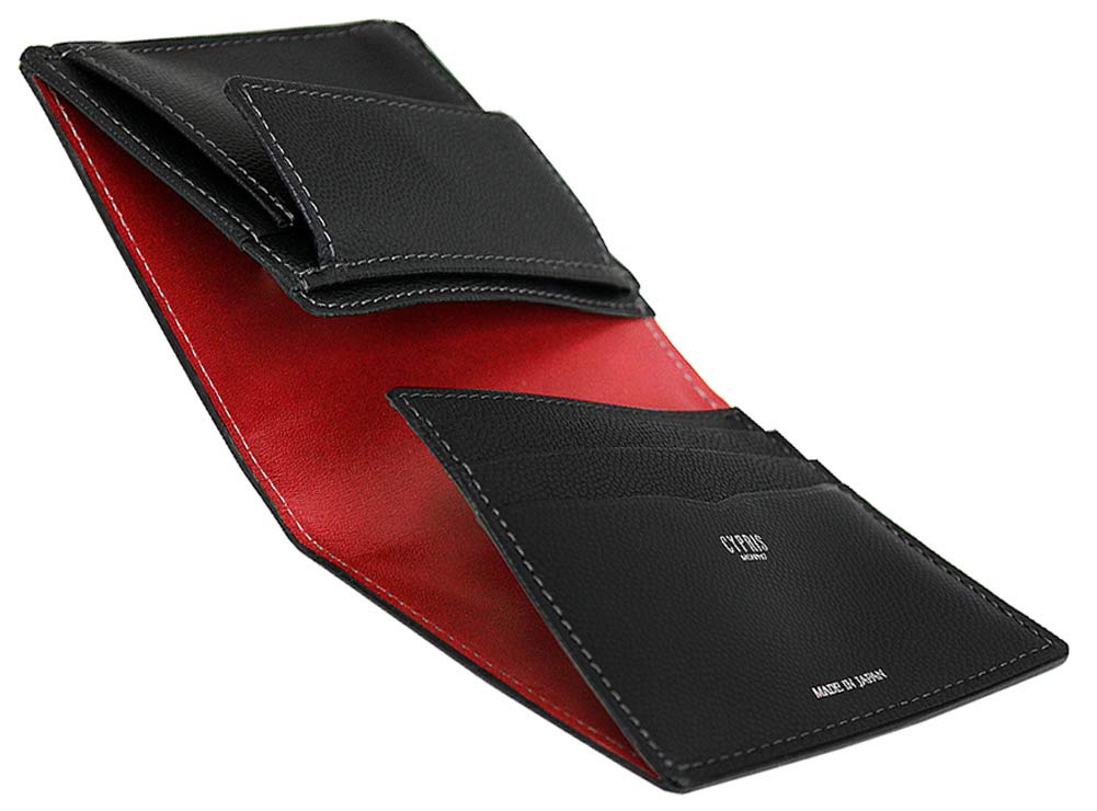 Compact Billfold Perla Nera 8421 [CYPRIS] (Black)