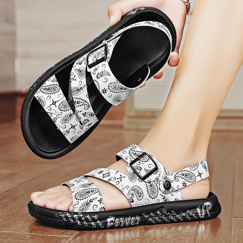 Men's High Quality Casual Sandals Summer Outdoor Anti Slip Soft Sole Comfort Beach Shoes Lazy Driving Slipper