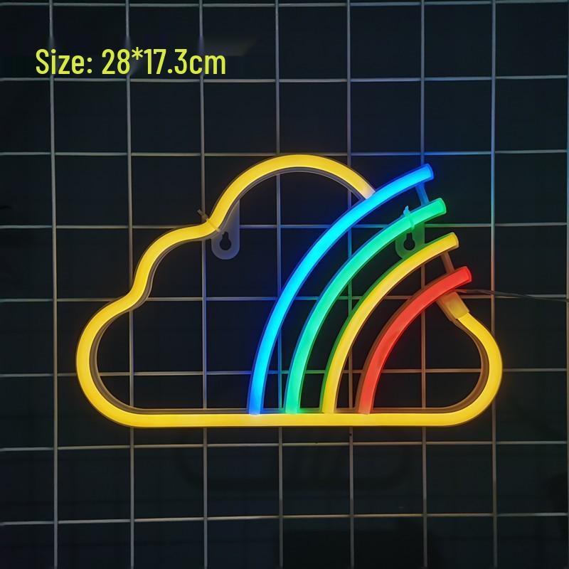 LED Neon Butterfly & Planet Wall Light - Decorative E-sports, Bar, and Photo Prop Night Light