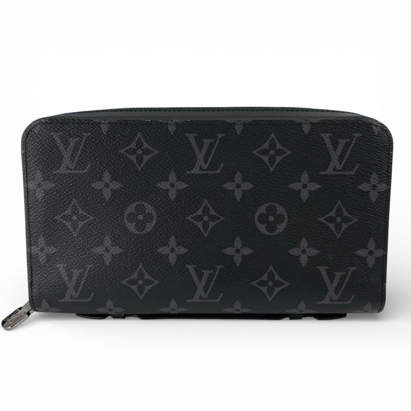 

Excellent LOUIS VUITTON Purse Zippy XL Organizer Monogram Eclipse mens M61698 Used