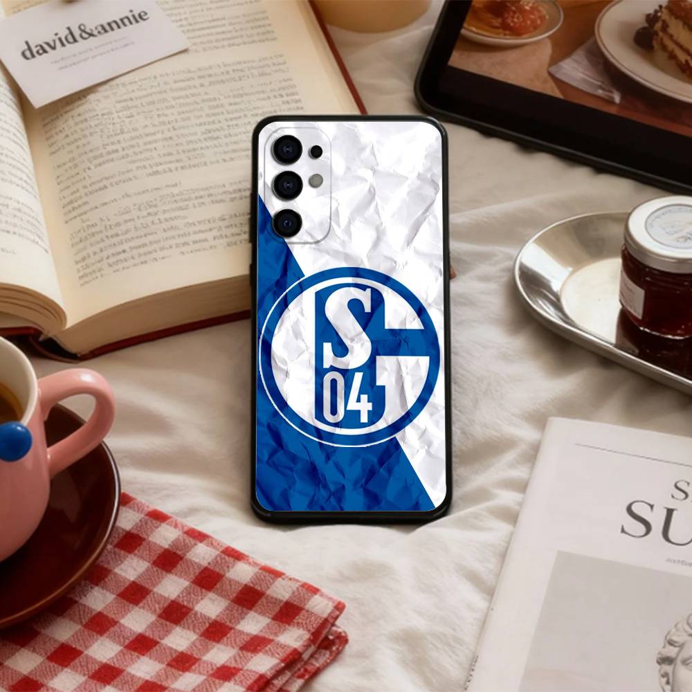 

Классический чехол для телефона S-Schalke-es 04 с узором P для Samsung S 25,24,23,22,30,21,10,9,Ultra,Plus,Lite,FE,4,5 G Мягкий черный чехол Samsung S24ULTRA