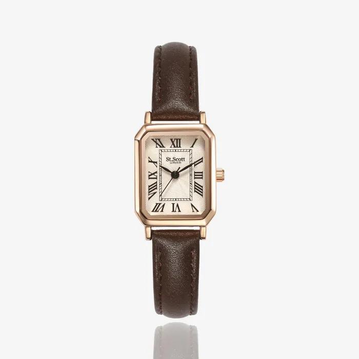 Brenta Leather Watch_Brown. ST5088RRBR
