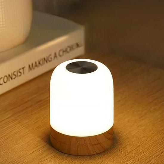 Rechargeable Portable 7-Color Night Light for Bedroom and Camping