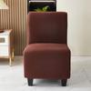 Elastische dicke Einzelsofa-Abdeckung dicke Stuhl-Schutzhülle waschbar armlose Stretch-Stuhl-Sofa einfarbig