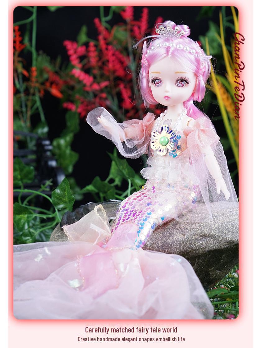 

Кукла-девочка, поющая принцесса-русалка - подарок на день рождения для детей Mermaid with Music (Bagged)