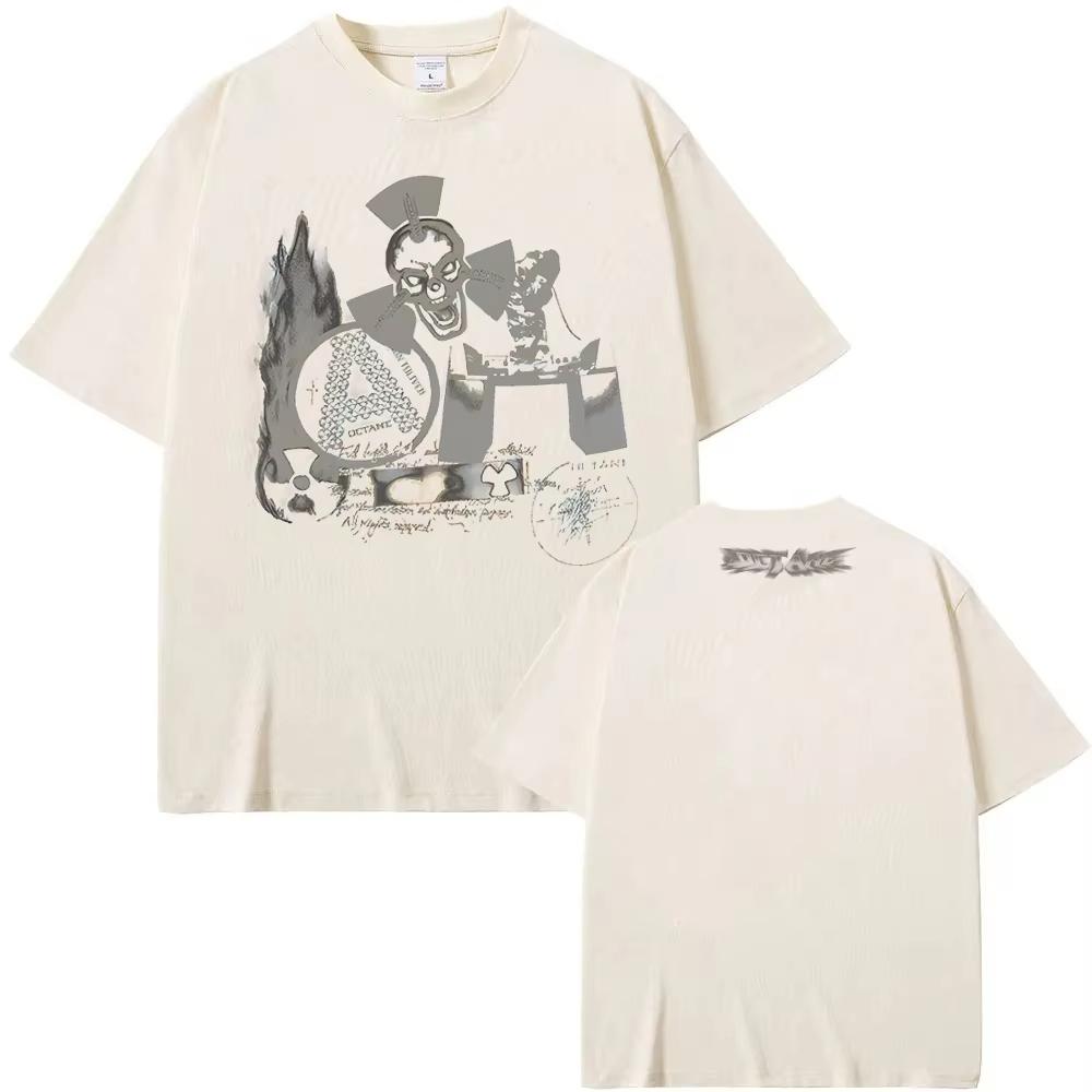 OCTANE COLLAGE TEE 2026 New Don Toliver Tshirt American Rapper Graphic Printing Cotton Teeshirt Unisex High Quality Tops M