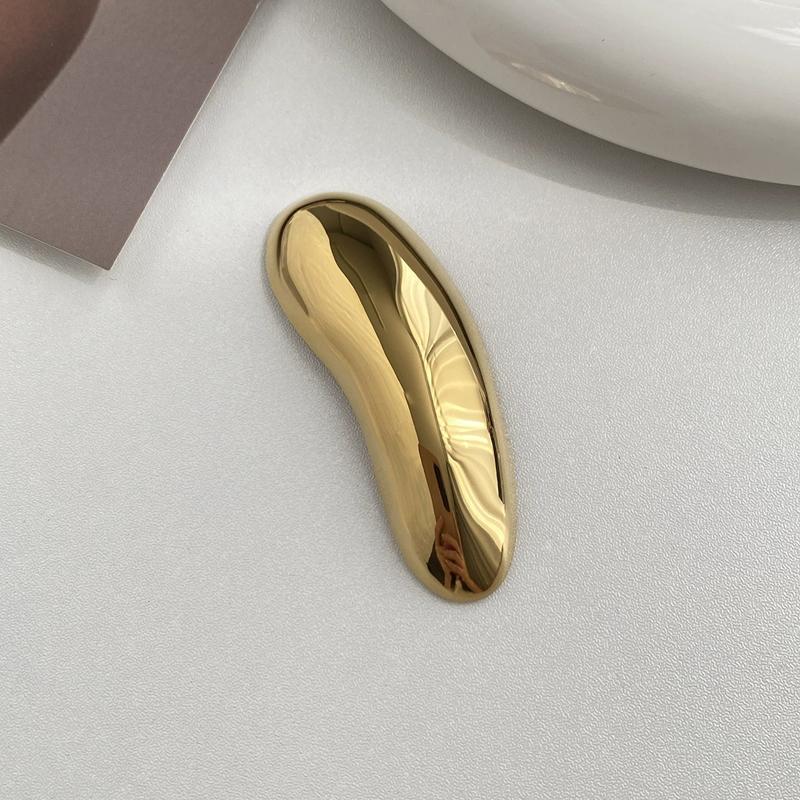Spille Pod in Acciaio Inossidabile per Donna Semplice Vintage Irregolare Ovale Spilla alla Moda Casual Versatile Accessori per Abbigliamento Nuovo