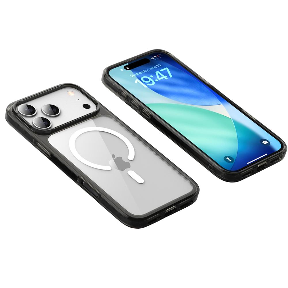 For iPhone 17 Pro Max Case Compatible with MagSafe TPU+PC Clear Phone Back Cover