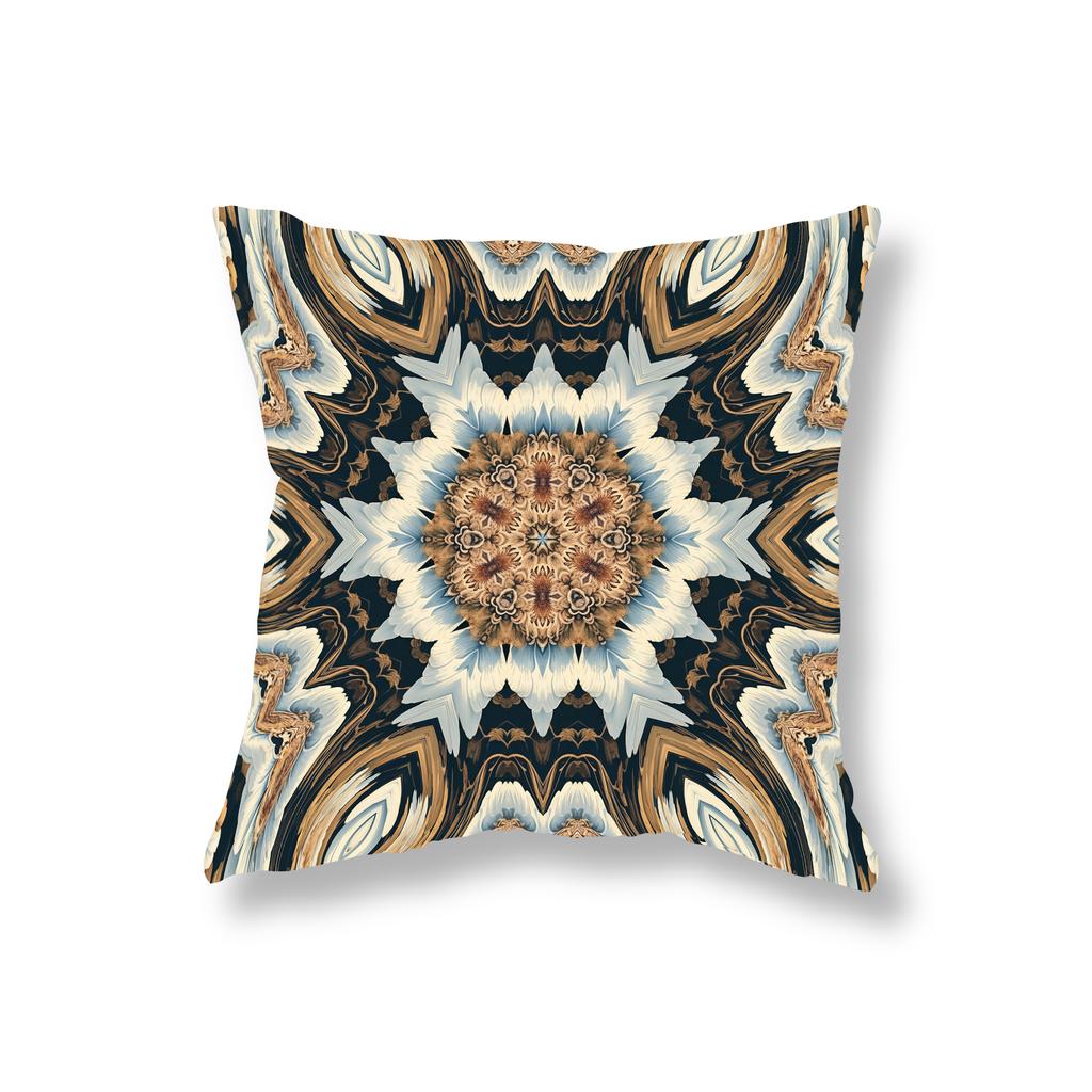 Mandala Printed Throw Pillow Cover Sofa Decor Room Bedside Office Game Chair Cushion Cover Home Decor Pillow Cover 45x45cm