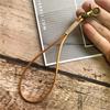 Lanyard Cowhide Phone Charm Strap Genuine Leather Wrist Strap Vintage Keychain Lanyard Custom Lanyards Neck Straps Landyard