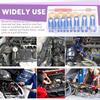 16-teiliges Kraftstoffleitungs-Trennwerkzeug-Kit Winkelkupplungswerkzeug zur schnellen Demontage von Kraftstoffleitungen und Ölleitungen zu AC-Systemen