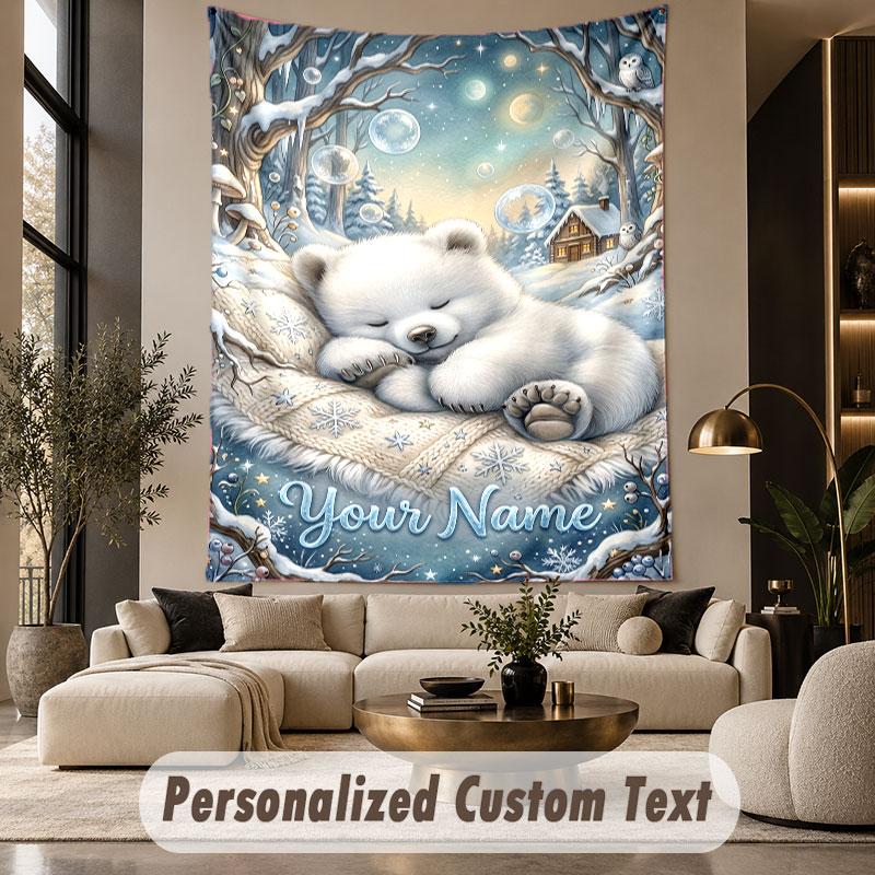 Fantasy Magic (117) Theme Custom Tapestry Personalized Custom Name Text Wall Hanging Tapestry Home Decor Background Cloth