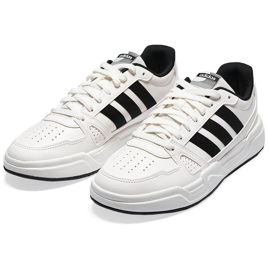 Adidas Lite Baller Fabric Synthetic Leather Comfortable Versatile Low-Top Sneakers  Men Sneakers White JR5231 Buy cheaply on Joom