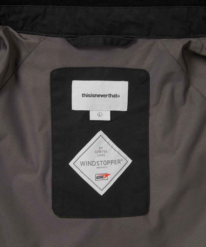 Thisisneverthat Gore-Tex Windstopper Gear Jacket Black