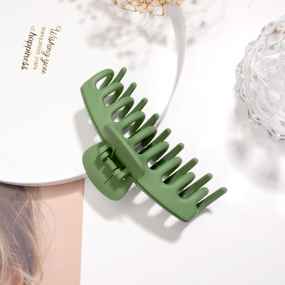 Koreanische Neutral Kaffee Große Klaue Clips für Dickes Haar Zubehör Frauen Kopfschmuck Ins Mode Kunststoff Fang Krabben Haarnadeln Geschenke