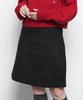 THE-ABON Women'S Classic Wool Midi Skirt Black