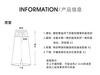 Fashionable printed pleated skirt 2026 summer thin commuting versatile mid length A-line skirt
