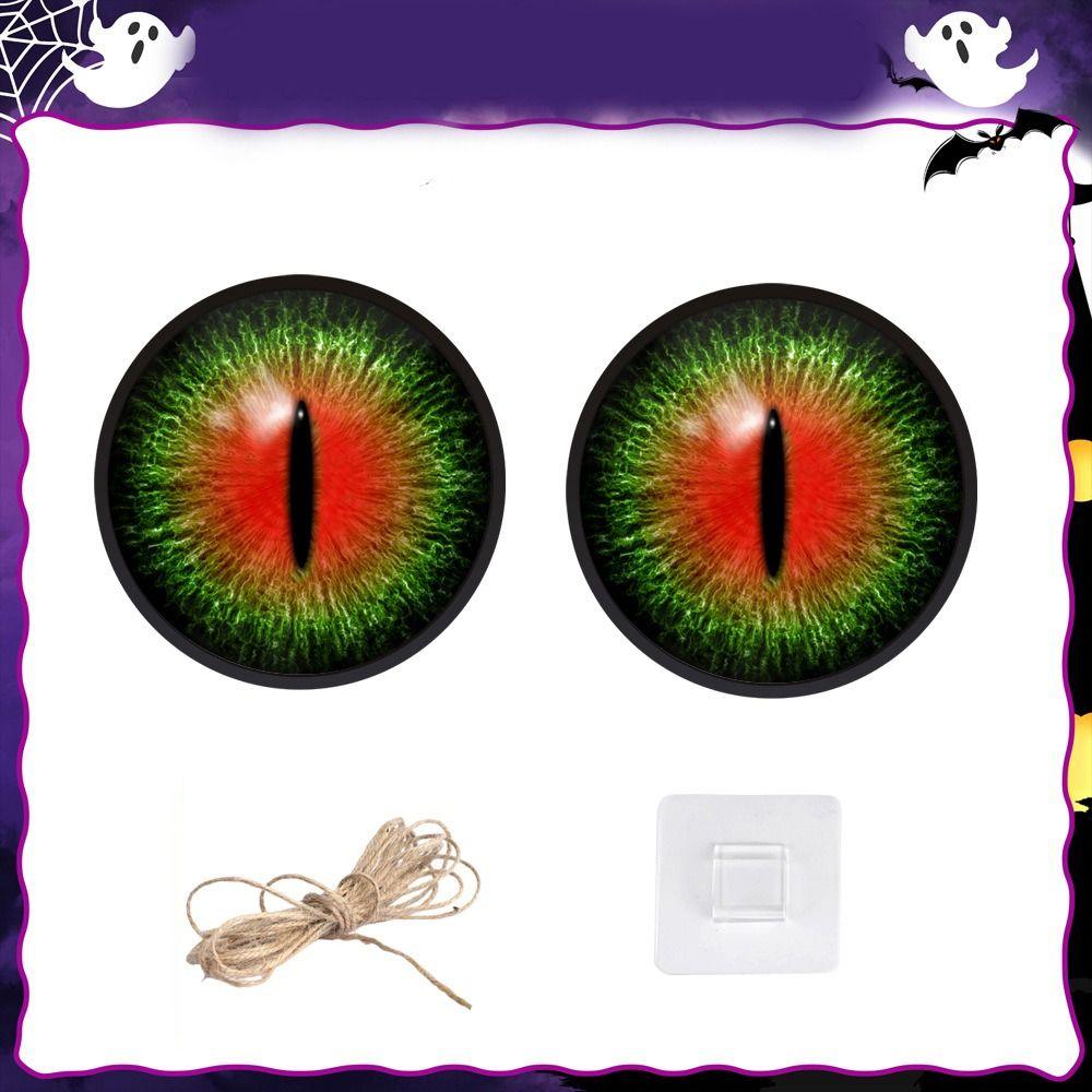 Round Giant Hanging Eyeball Home Decor LED Eyeball Creative Halloween Eyeball Halloween Party