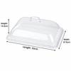 Rectangular Shape Food Pan Reusable Food Storage Container New Baking Tray Cover  Home Baking
