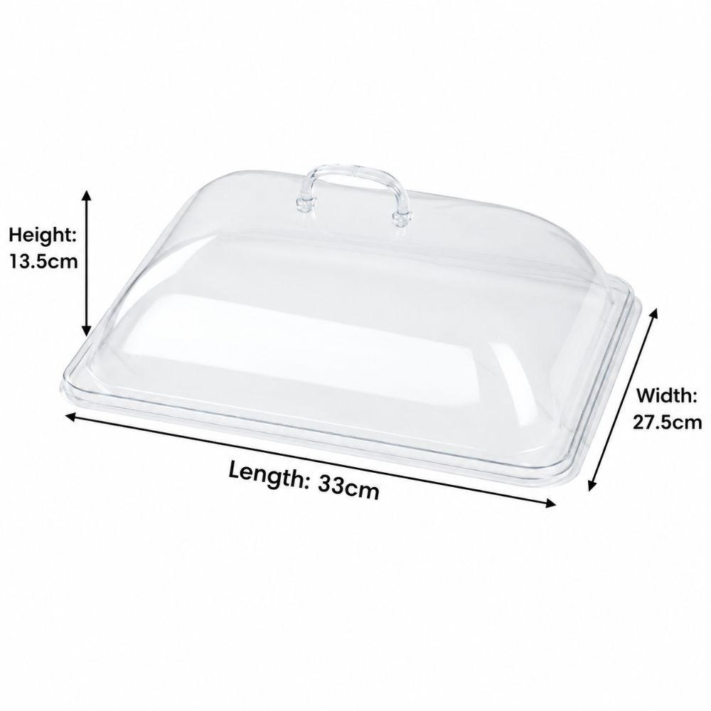 Rectangular Shape Food Pan Reusable Food Storage Container New Baking Tray Cover Home Baking