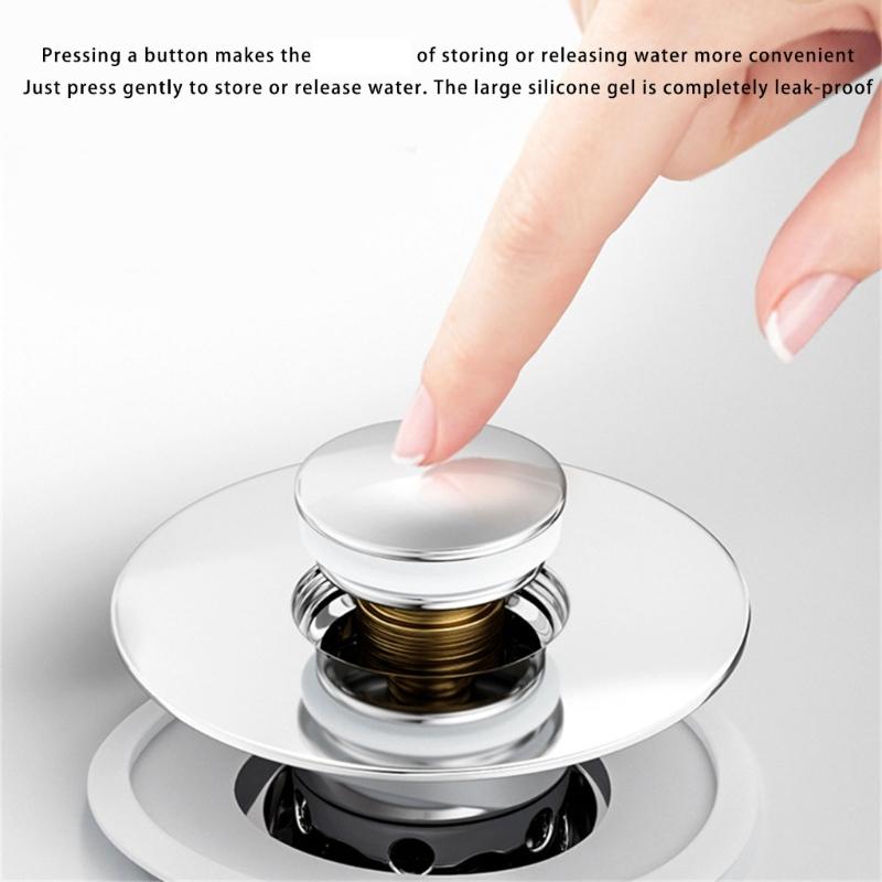 Practical Bathtubs Drain Stoppers And Drain Collector Bounces Designs Without Clog Filter Basket Accessory for Drain