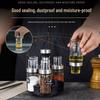 SIFAR Rotary Glass Spice Dispenser Set