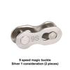 A Pair Mountain Road Bike Chain Magic Buckle 8S/9/10/11/12 Speed Chain Quick Release Buckle