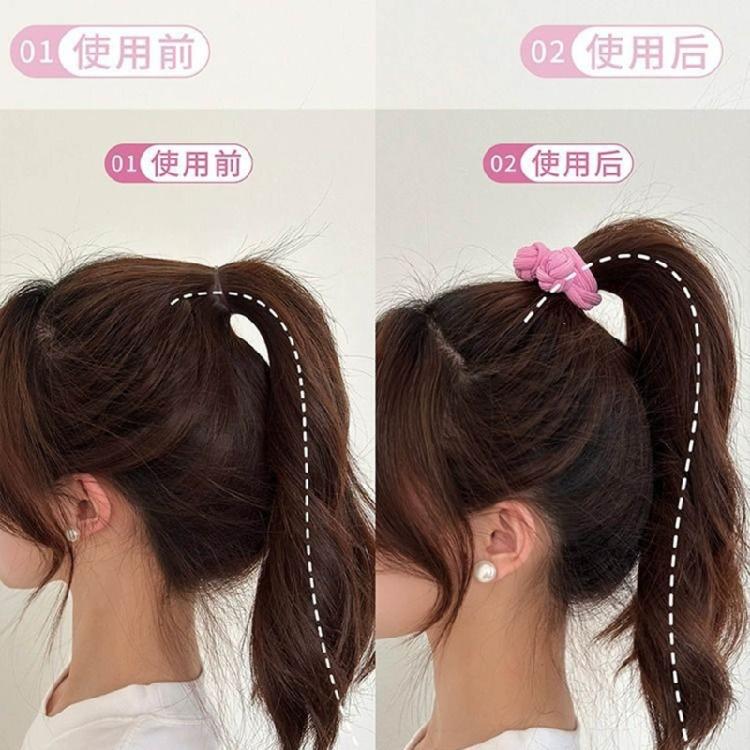Chinesische Knoten Weiche Elastische Haarbänder Bequeme Accessoires Haargummis Bunte Haarbänder Elastische Haargummis