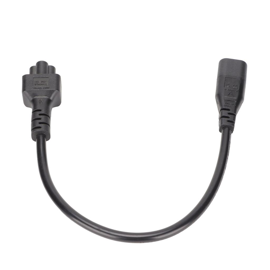 IEC320 C8 to IEC320 C5 Power Cord IEC320 C8 Male to C5 Female Cable Adapter for 3 Prong Laptop Power Adapters 100‑250V