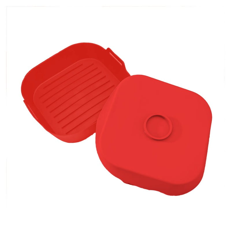 Airfryer inserts silipot square RED