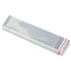Long Strip OPP Self-Adhesive Bag for Bracelet & Necklace Packaging, Transparent Jewelry Sticker, Self-Sealing