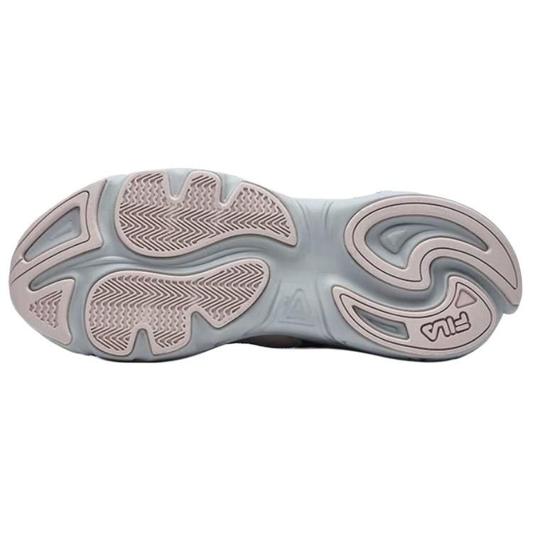 FILA Mars 2 Fabric Synthetic Leather Comfortable Soft Wear-Resistant Low-Top Casual Shoes Women sneaker Gray F52W532177FAG