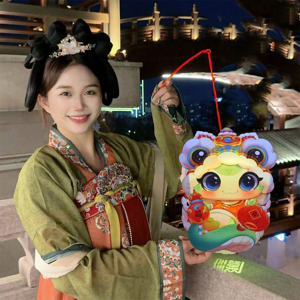 

Старинный китайский змея портативный фонарь светящийся новогодний фонарь весенний фестиваль золотой