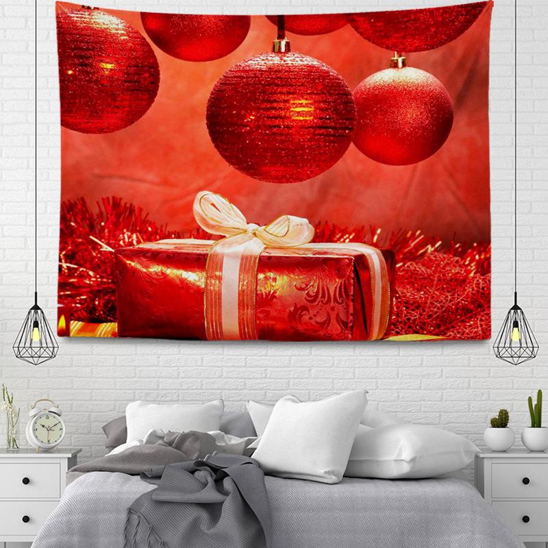 Hängende Wandteppiche aus Stoff im weihnachtlichen Stil