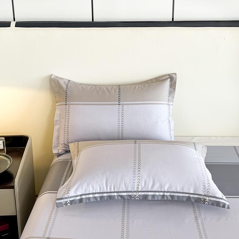 Set of Two Pure Cotton Pillowcases, 48x74cm - Pillow Core Covers [Pair Only]