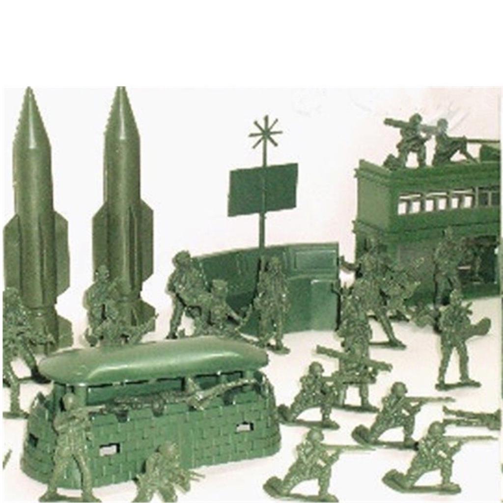 56 pcs Military Missile Base Model Playset Toy Soldier Tan 5cm Figure Army Men 56 pcs Military Missile Base Model Playset Toy Soldier Tan 5cm Figure Army Men