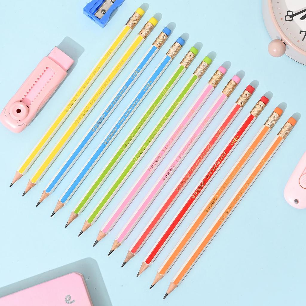 First Grade Bamboo Pencil - Children's Stationery with Suction Card