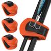 4pcs/set Fishing Rod Clips Non-Slip Fishing Pole Holder Fixer Anti-tangling Lure Rod Support Storage Clip For Fishing Accessory