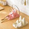 Kitchen Organizer Spatula Pot Lid Rack Shelf Plastic Spoon Rest Utensil Multi-Function Dish Rack Organizer Kitchen Cooking Tools