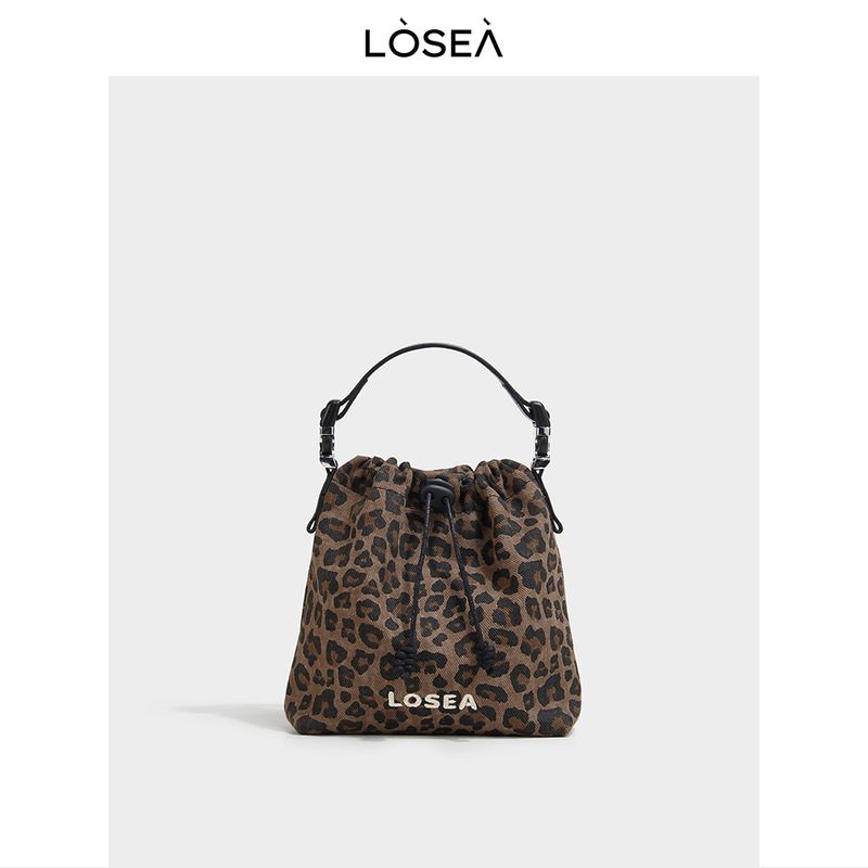 

Losea Original Wildcat Pull-Belt Retro Shoulder Bag Deep Leopard