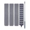 Yousheng Gap Brush Duster with 3 Microfiber Clothes Adjustable Bendable Design Telescopic Rod Gap Brush Extendable Cleaning Tool