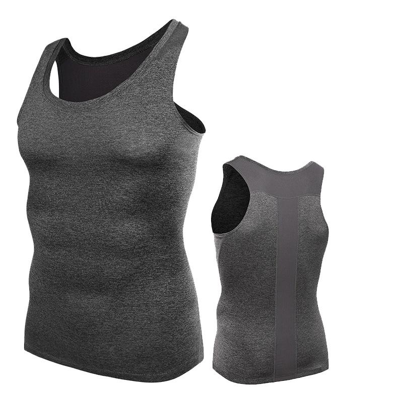 Pánské tílko Běžecké tílko Pro Fitness Sportovní legíny Bez rukávů Elastické Rychleschnoucí Kompresní topy S M L XL XXL