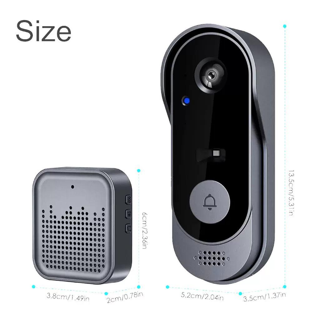 Cross M9 Smart WiFi Intercom Doorbell with Mobile Monitoring & Waterproof Tuya Camera