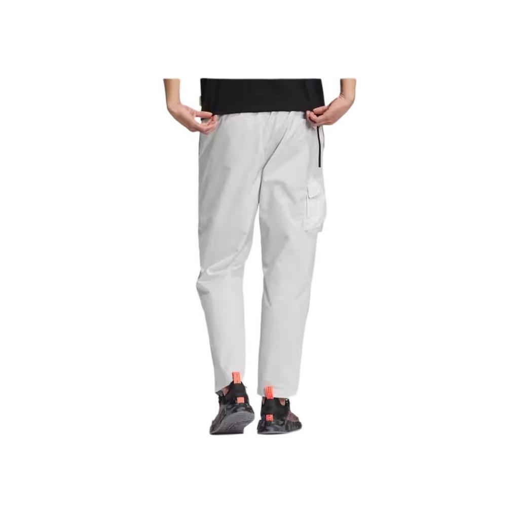 adidas Originale Unifarbene Enganliegende Mittelhohe Freizeithosen Herren Hosen Grau HS7293