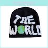 Knit Hat For Men And Women With Letter Pattern Warm Beanie For Fall And Winter Seasons