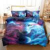 3D Digital Printing Bed Three-Piece Wolf Print Kit