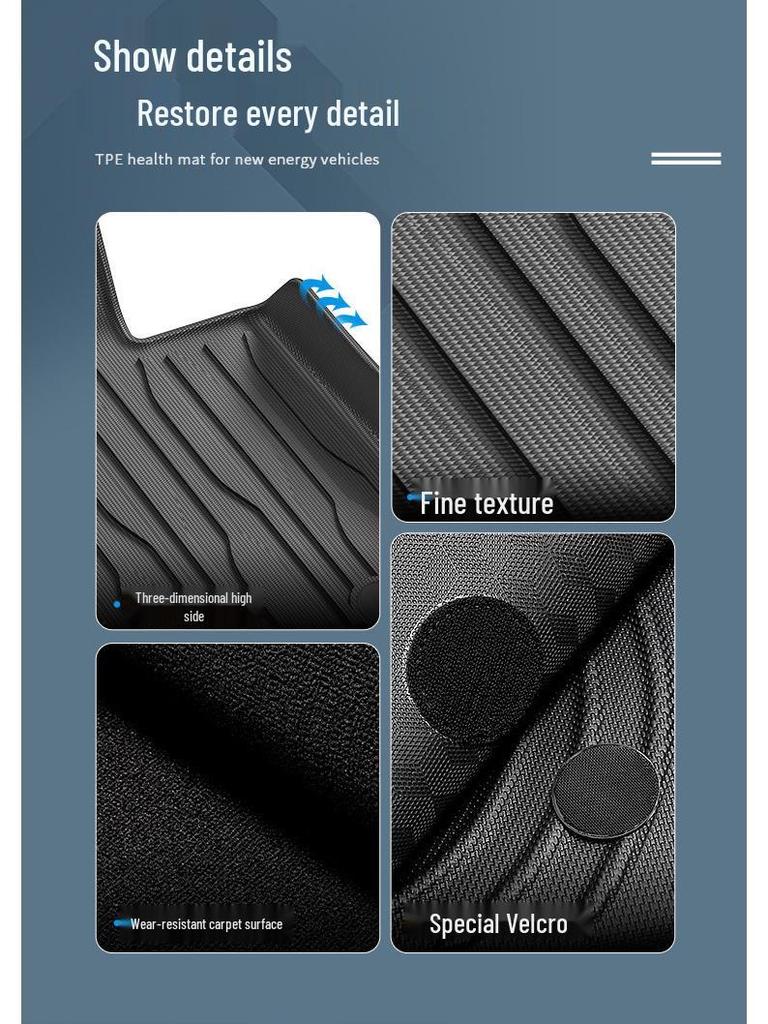 Custom TPE Floor Mats & Eco-Friendly Trunk Mats for BYD Qin L DM-i (24 Model).