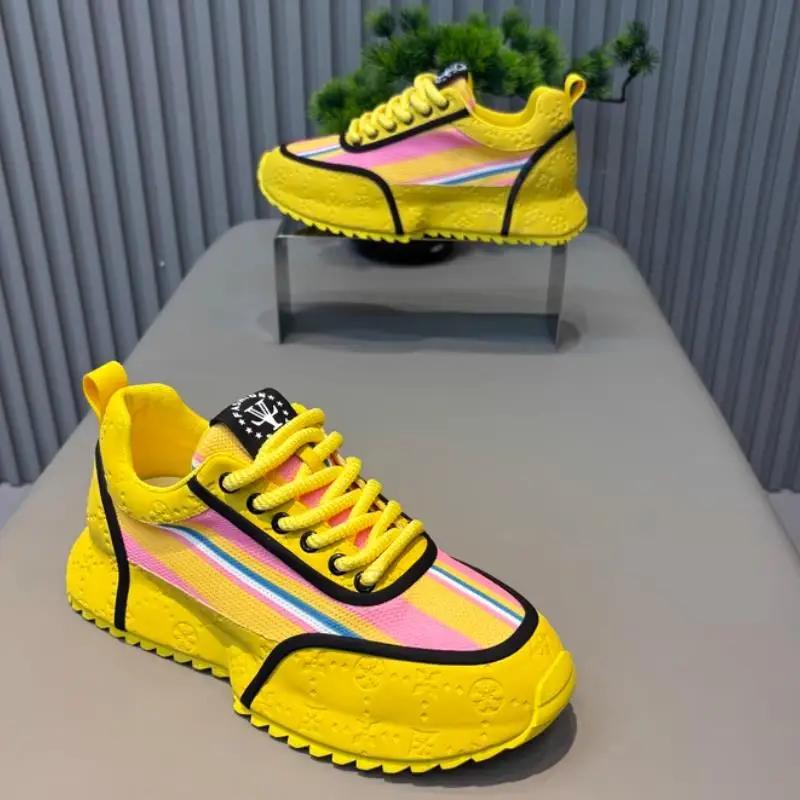 Fashion Leather Running Shoes Men Casual Shoes Outdoor Breathable Man Walking Lightweight Comfortable White Sneakers Tennis Sport Shoes