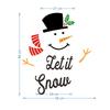 NEW Christmas Snowman Magnetic Fridge Stickers Merry Christmas Decoration